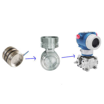 Metal Capacitive Flange Type Differential Pressure Sensor With Low Cost